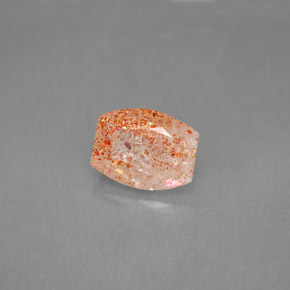 1.57 ct Orange Sunstone Stone, Natural Sunstone in Barrel Shape for Sale