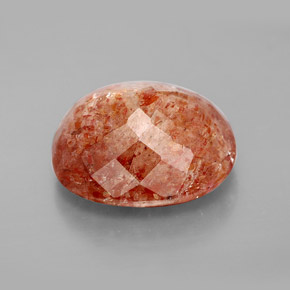 Sunstone Gemstone in 14 x 12 mm (calibrated) Size for Sale, Sunstone Stone in Orange Color