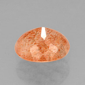 Sunstone Gemstone in 8.6 x 7.2 mm Size for Sale, Sunstone Stone in Orange Color