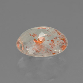 Sunstone Gemstone in 8.3 x 6.6 mm Size for Sale, Sunstone Stone in Orange Color