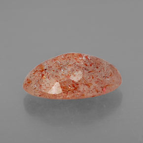 Sunstone Gemstone in 13.6 x 8.6 mm Size for Sale, Sunstone Stone in Orange Color