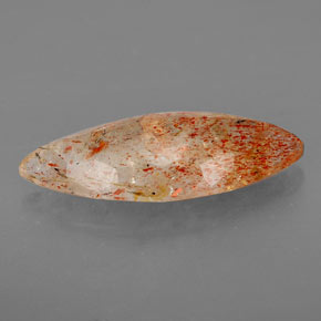 Sunstone Gemstone in 19.9 x 8.5 mm Size for Sale, Sunstone Stone in Orange Color