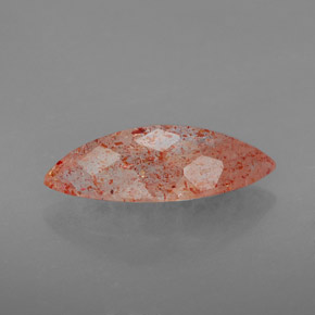 Sunstone Gemstone in 17.7 x 6.7 mm Size for Sale, Sunstone Stone in Orange Color