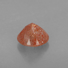Sunstone Gemstone in 9 mm (calibrated) Size for Sale, Sunstone Stone in Orange Color