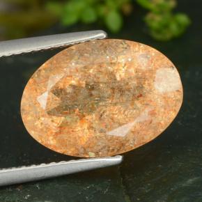 Naranja Piedra del Sol Gema - 5.7ct Forma ovalada (ID: 476015)