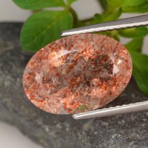 Naranja medio Piedra del Sol Gema - 5.8ct Forma ovalada (ID: 476291)