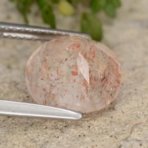 Sunstone Gemstone in 10 mm (calibrated) Size for Sale, Sunstone Stone in Peach Orange Color
