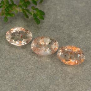 0.5ct Oval Facet Orange Sunstone Gem for sale 0.5ct Oval Facet Orange Sunstone Gem (ID: 480400)