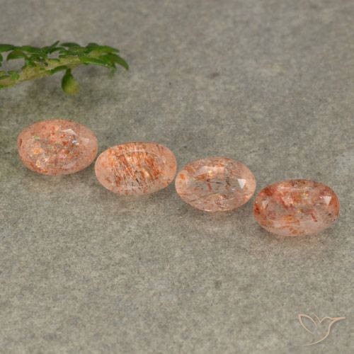 2.11ctw Natural Ginger Orange Sunstone, Oval, Translucent