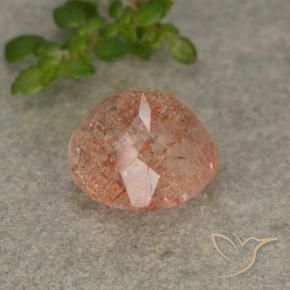 Sunstone Gemstone in 9 mm (calibrated) Size for Sale, Sunstone Stone in Light Orange Color