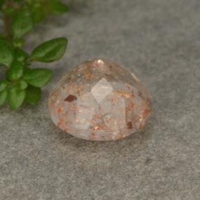Sunstone Gemstone in 9 mm (calibrated) Size for Sale, Sunstone Stone in Orange White Color