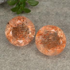 2.2ct Round Facet Orange Sunstone for sale thumb image of 2.2ct Round Facet Orange Sunstone (ID: 480658)