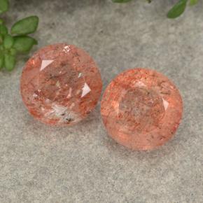 2.5ct Round Facet Orange Sunstone for sale thumb image of 2.5ct Round Facet Orange Sunstone (ID: 480803)