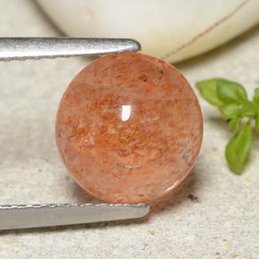 1.9ct Round Cabochon Orange Sunstone Gem for sale 1.9ct Round Cabochon Orange Sunstone Gem (ID: 482272)