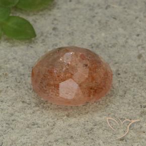 Sunstone Gemstone in 12 x 10 mm (calibrated) Size for Sale, Sunstone Stone in Warm Orange Color