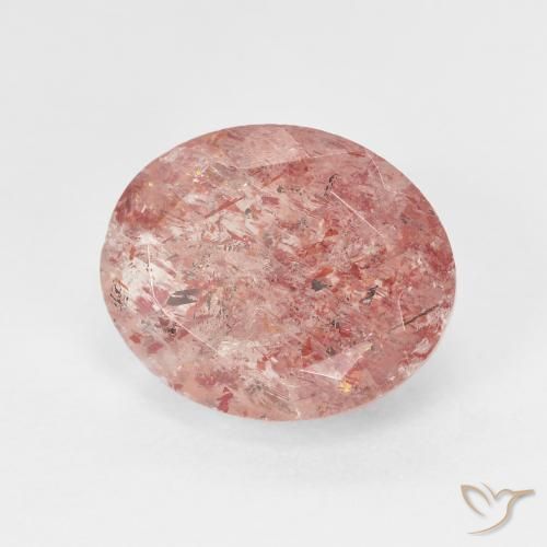 5.01 ct Orange Sunstone Stone, Natural Sunstone in Oval Facet Shape for Sale