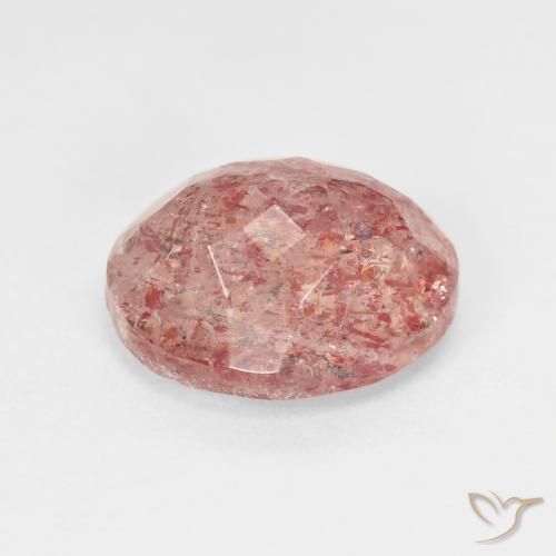 Sunstone Gemstone in 12 x 10 mm (calibrated) Size for Sale, Sunstone Stone in Rose Pink Color