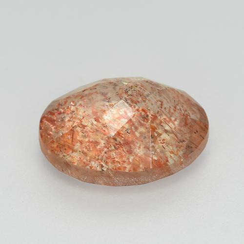 Sunstone Gemstone in 11 x 9 mm (calibrated) Size for Sale, Sunstone Stone in Reddish Orange Color