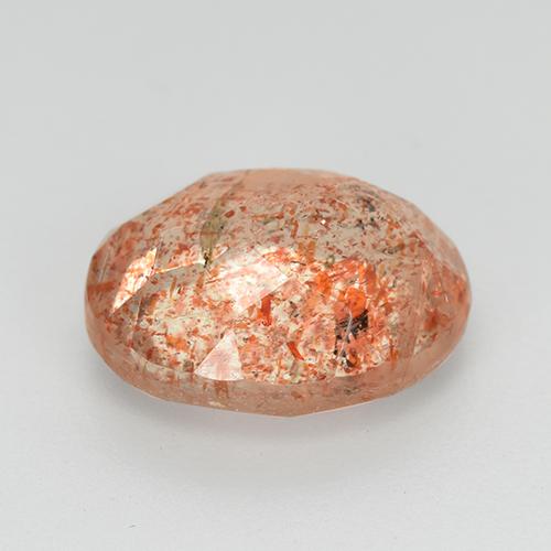 Sunstone Gemstone in 11 x 9 mm (calibrated) Size for Sale, Sunstone Stone in Light Orange Color
