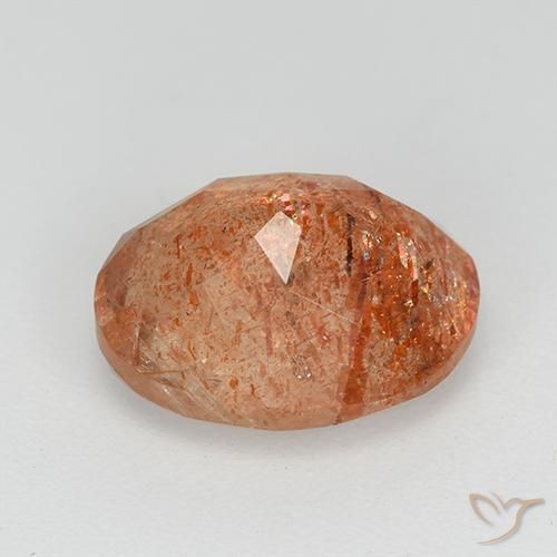 Sunstone Gemstone in 11 x 9 mm (calibrated) Size for Sale, Sunstone Stone in Warm Orange Color