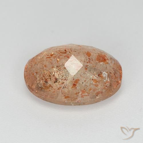 Sunstone Gemstone in 11 x 9 mm (calibrated) Size for Sale, Sunstone Stone in Light Orange Color