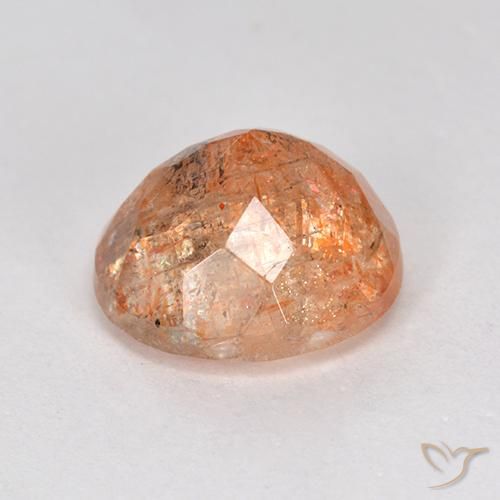 Sunstone Gemstone in 11 mm (calibrated) Size for Sale, Sunstone Stone in Medium-Light Orange Color