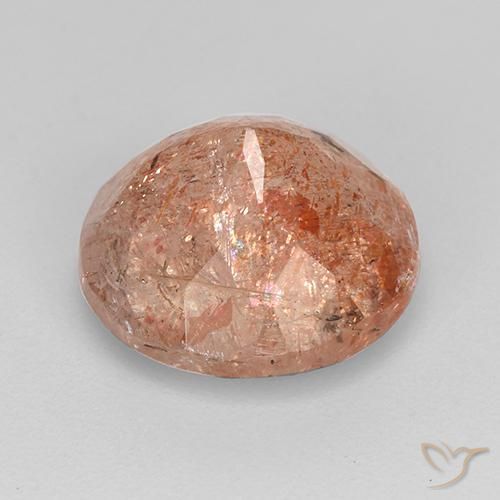 Sunstone Gemstone in 11 mm (calibrated) Size for Sale, Sunstone Stone in Medium Orange Color