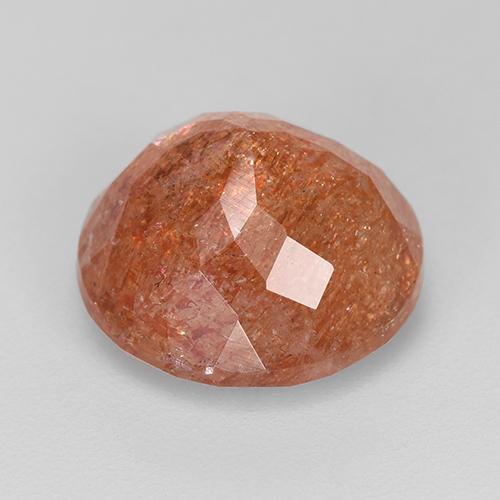 Sunstone Gemstone in 11 mm (calibrated) Size for Sale, Sunstone Stone in Medium Orange Color