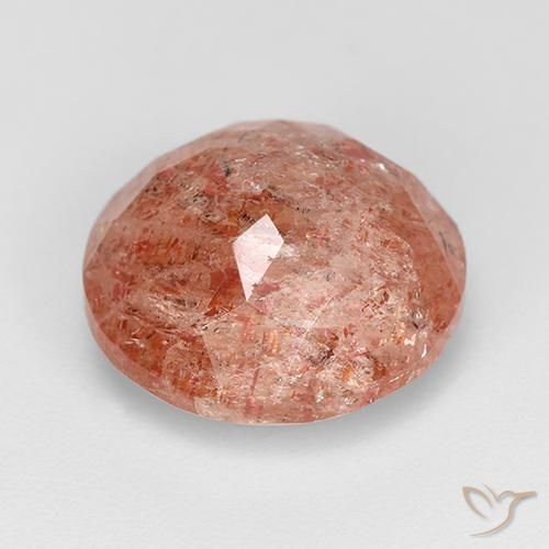 Sunstone Gemstone in 11 mm (calibrated) Size for Sale, Sunstone Stone in Warm Orange Color