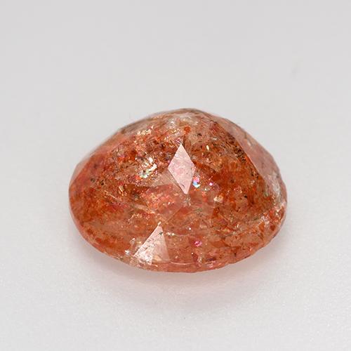 Sunstone Gemstone in 11 mm (calibrated) Size for Sale, Sunstone Stone in Warm Orange Color