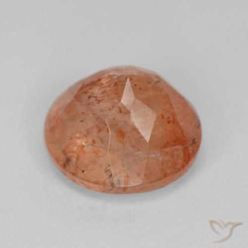 Sunstone Gemstone in 11 mm (calibrated) Size for Sale, Sunstone Stone in Medium Orange Color