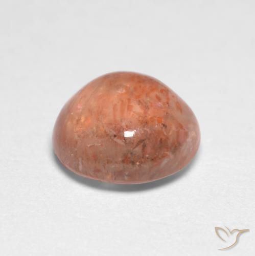 Sunstone Gemstone in 7 mm (calibrated) Size for Sale, Sunstone Stone in Light Orange Color