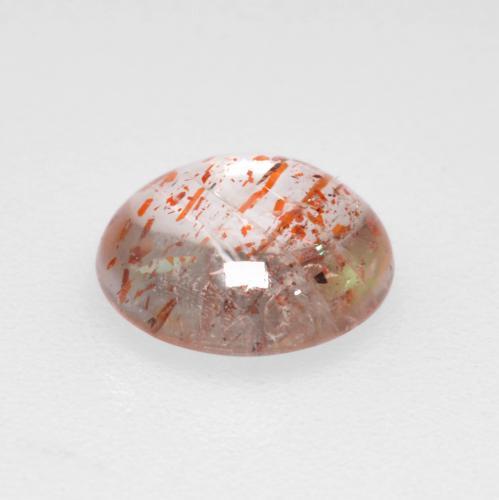 Sunstone Gemstone in 6.5 mm (calibrated) Size for Sale, Sunstone Stone in Light Orange Color