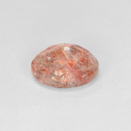 Sunstone Gemstone in 8 x 6 mm (calibrated) Size for Sale, Sunstone Stone in Ginger Orange Color