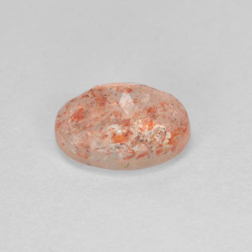 Sunstone Gemstone in 8 x 6 mm (calibrated) Size for Sale, Sunstone Stone in Light Orange Color