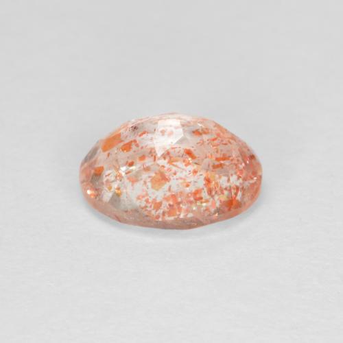 Sunstone Gemstone in 8 x 6 mm (calibrated) Size for Sale, Sunstone Stone in Ginger Orange Color