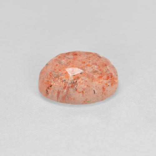 Sunstone Gemstone in 8 x 6 mm (calibrated) Size for Sale, Sunstone Stone in Ginger Orange Color