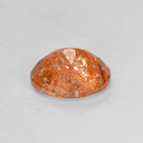 Sunstone Gemstone in 8 x 6 mm (calibrated) Size for Sale, Sunstone Stone in Medium Orange Color