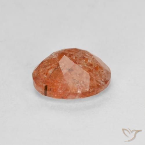 Sunstone Gemstone in 8 x 6 mm (calibrated) Size for Sale, Sunstone Stone in Reddish Orange Color