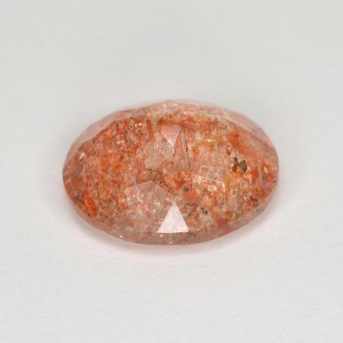Sunstone Gemstone in 11 x 9 mm (calibrated) Size for Sale, Sunstone Stone in Reddish Orange Color