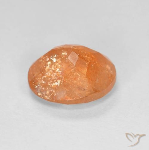 Sunstone Gemstone in 10 x 8 mm (calibrated) Size for Sale, Sunstone Stone in Yam Orange Color