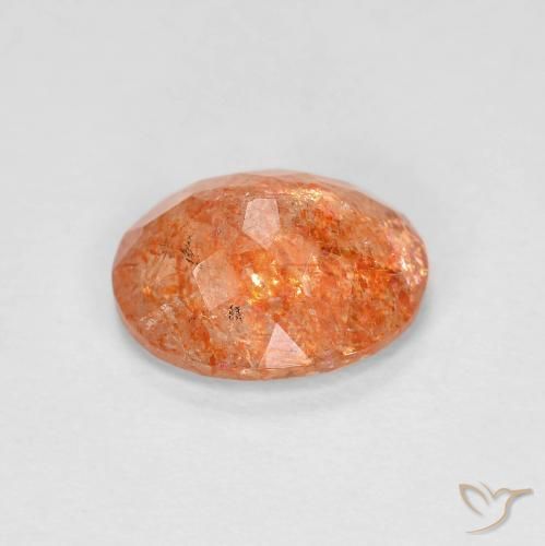 Sunstone Gemstone in 10 x 8 mm (calibrated) Size for Sale, Sunstone Stone in Deep Orange Color
