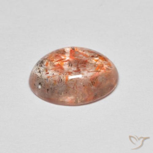 Sunstone Gemstone in 9 x 7 mm (calibrated) Size for Sale, Sunstone Stone in Light Orange Color
