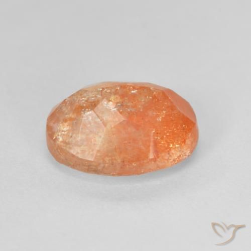 Sunstone Gemstone in 10 x 8 mm (calibrated) Size for Sale, Sunstone Stone in Deep Orange Color