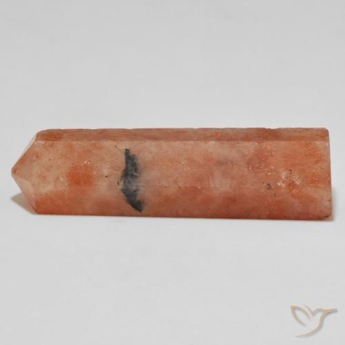 42.95 ct Orange Sunstone Stone, Natural Sunstone in Pencil Cut Shape for Sale