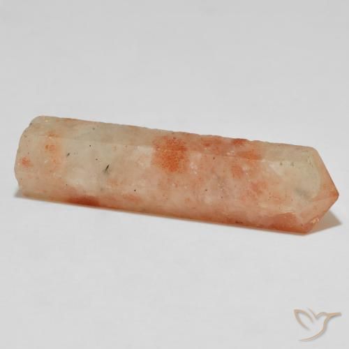 Sunstone Gemstone in 41.2 x 10.9 mm Size for Sale, Sunstone Stone in Mocha Orange Color