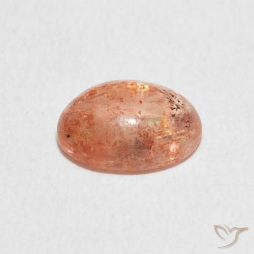 Sunstone Gemstone in 8 x 6 mm (calibrated) Size for Sale, Sunstone Stone in Ginger Orange Color