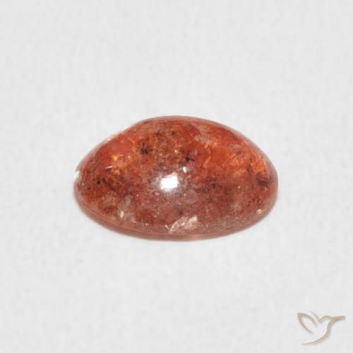 Sunstone Gemstone in 8 x 6 mm (calibrated) Size for Sale, Sunstone Stone in Medium Orange Color