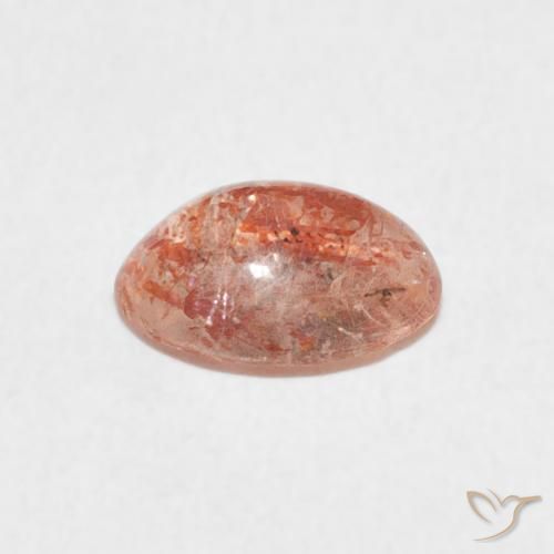 Sunstone Gemstone in 8 x 6 mm (calibrated) Size for Sale, Sunstone Stone in Warm Orange Color