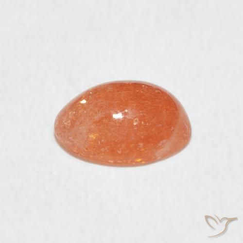 Sunstone Gemstone in 8 x 6 mm (calibrated) Size for Sale, Sunstone Stone in Deep Orange Color